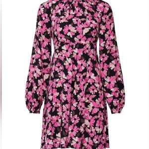 Kate Spade Wallflower Silk-Metallic Dress